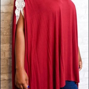 Burgundy Blouse